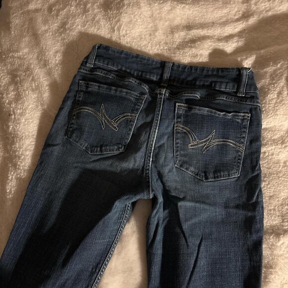 Women's Navy and Blue Jeans - Picture 3 of 4
